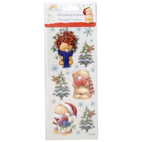 Bear & Trees Forever Friends Embossed Transfers